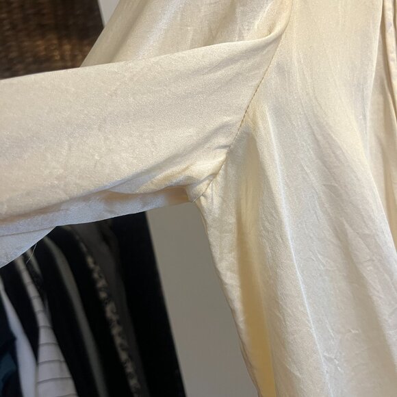 Cream Talbots silk blouse - Picture 8 of 11
